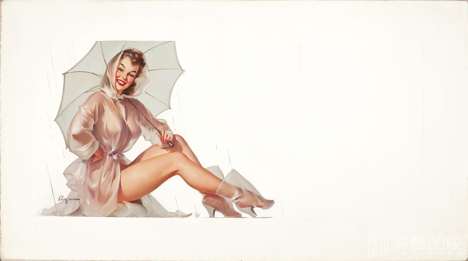 油画-吉尔·艾尔夫格雷恩 Gil Elvgren 作品集-87